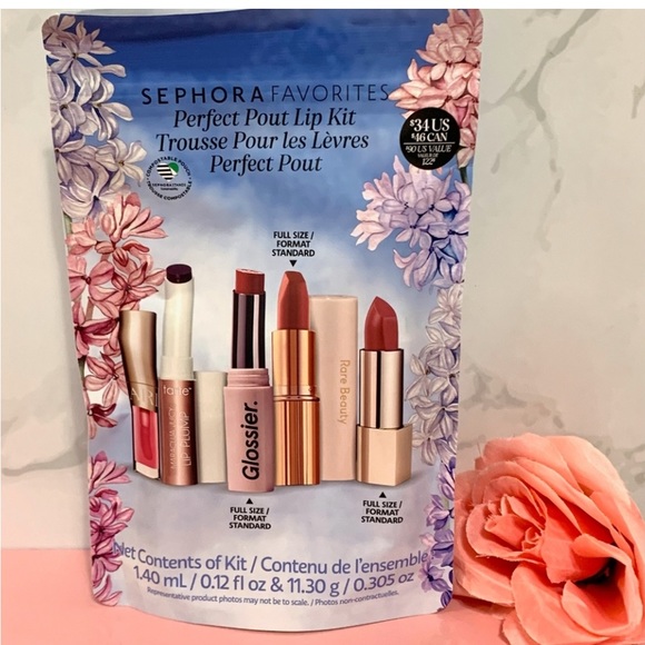 Sephora Favorites (LIMITED EDITION) Perfect Pout Lip Kit NWT - Picture 10 of 11
